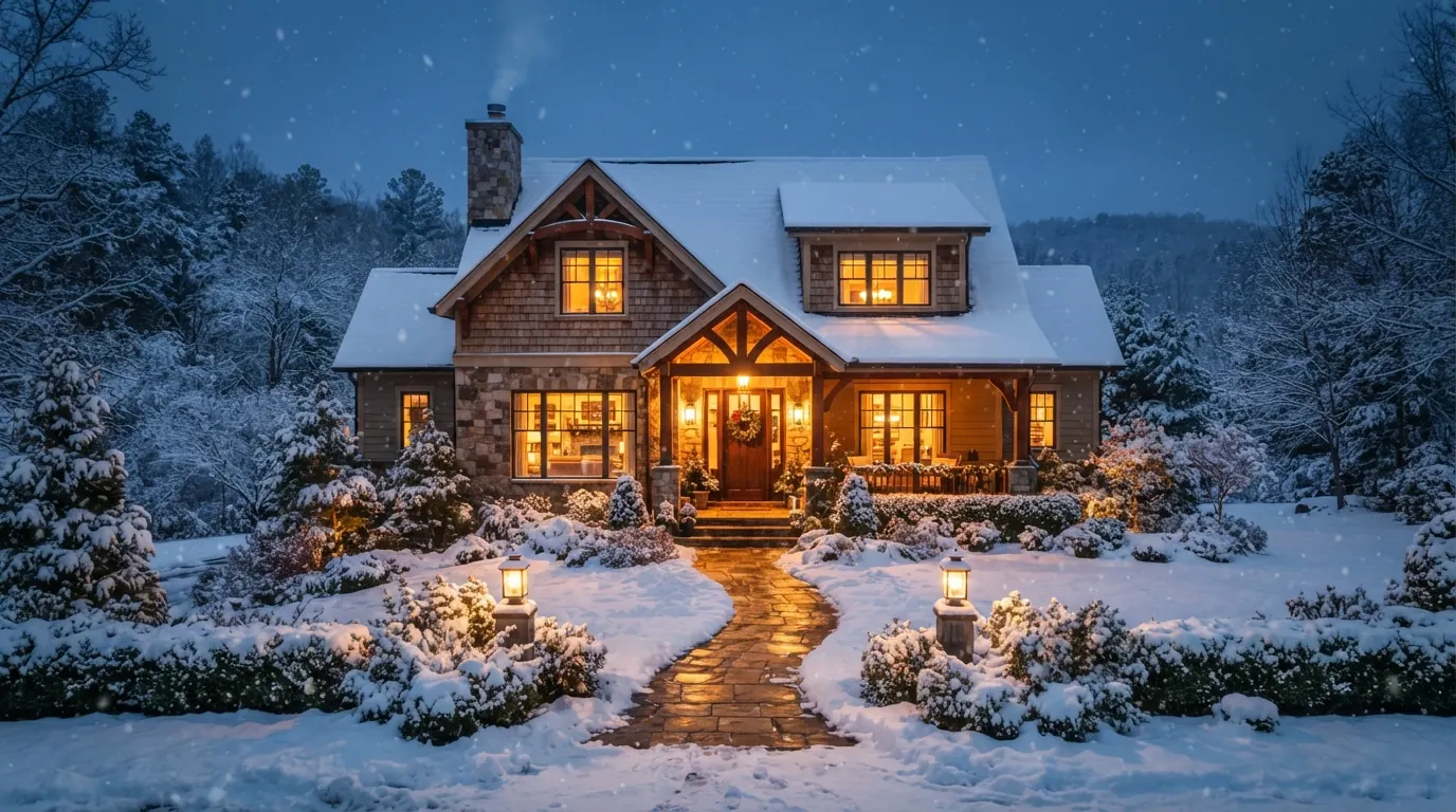 home insurance guide illustration: residential home relevant to understanding home insurance deductibles
